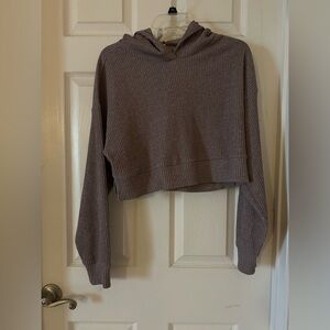 ALO Yoga Heather Purple Hoodie